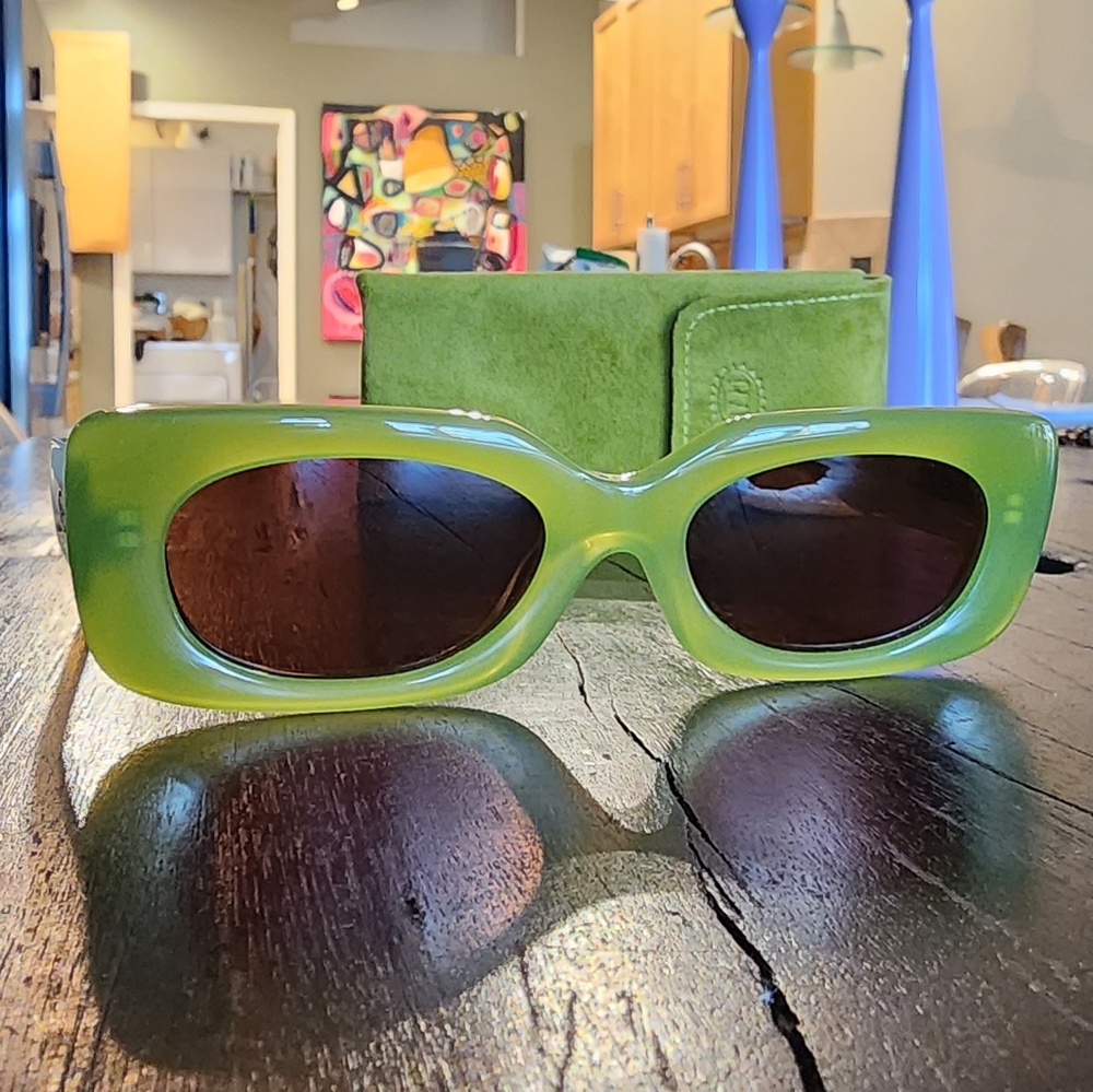 Supa Phreek Green Sunglasses from Crap Eyewear